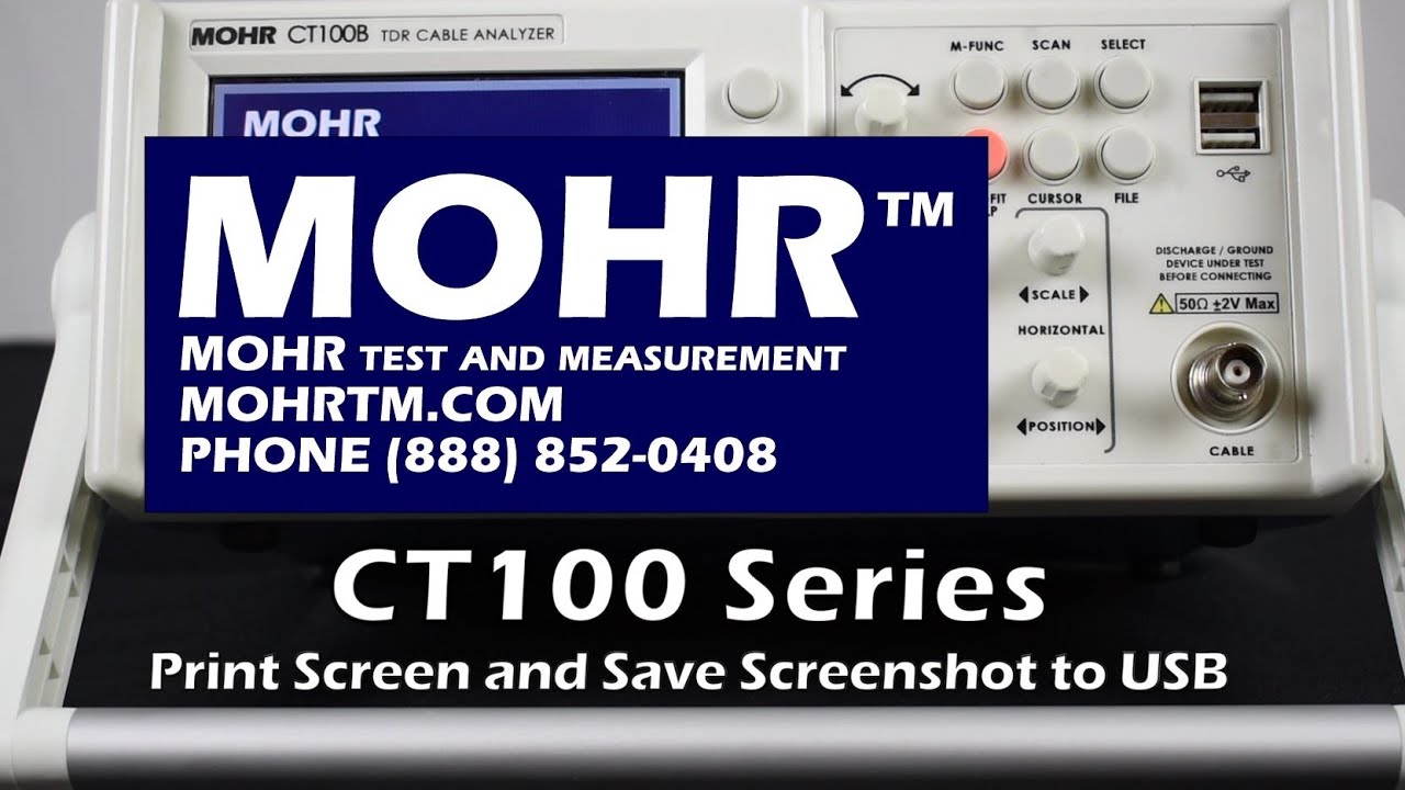 Ct100b Print Screen And Screenshots Youtube