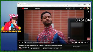 KreekCraft Reacts to Dhar Mann - SPIDER-MAN FIGHTS Bullies Inside SCHOOL