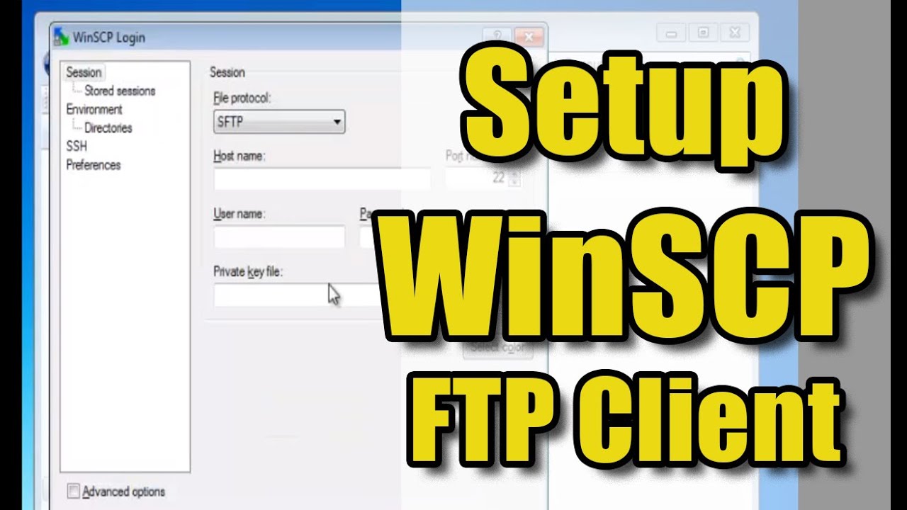 How To Set Up WinSCP - YouTube