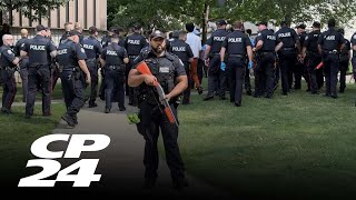 9 injured after violent demonstration at Toronto park