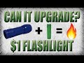 Can We Upgrade a Dollar Store Flashlight w/Strongest Battery in the World?