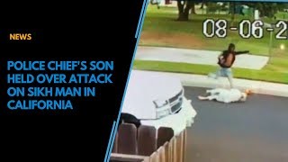 CCTV footage: Police chief's son kicks, robs elderly Sikh in California, arrested