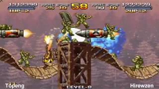 Metal Slug X Two Player Level-8 - Topeng / 메탈슬러그X 최고 난이도 플레이