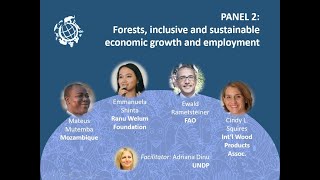 WWD2021: Panel on Forests, inclusive and sustainable economic growth and employment