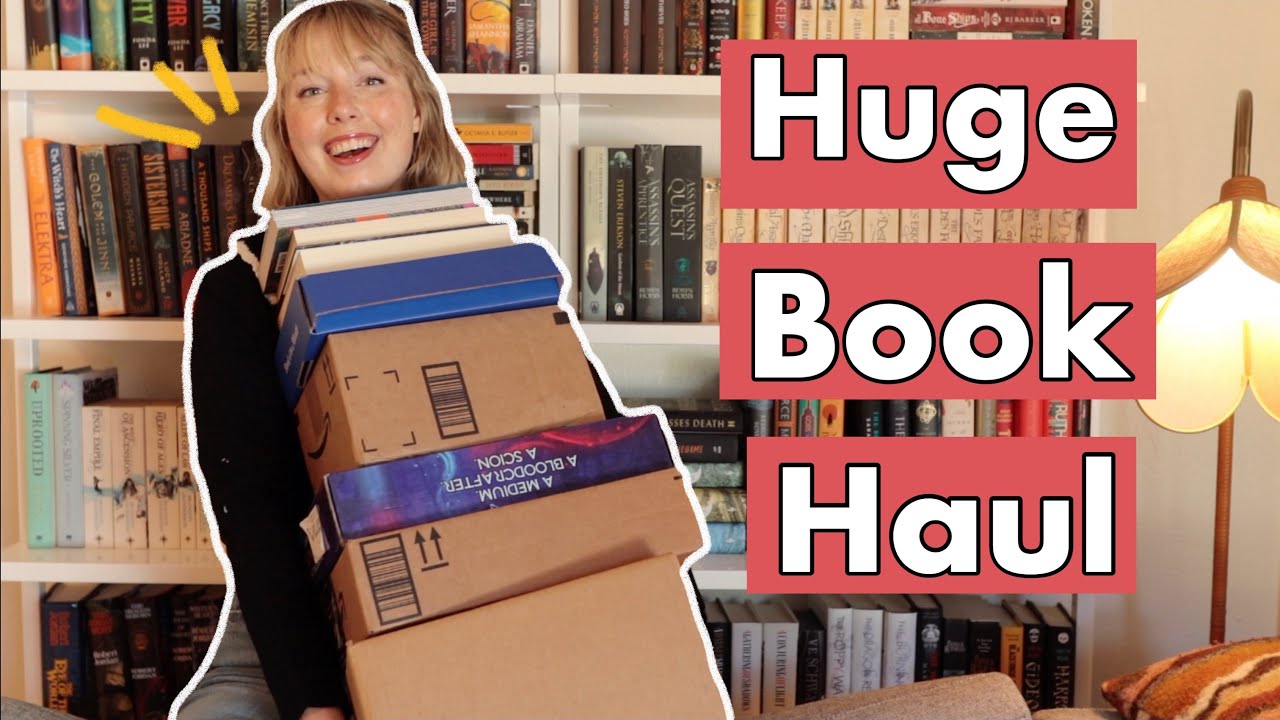 Huge Unboxing Book Haul Youtube