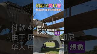 和印尼有关的10问10答｜印尼生活｜东东印尼语｜印度尼西亚｜印尼文｜Bahasa Indonesia #印尼语 #学习印尼语 #bahasaindonesia