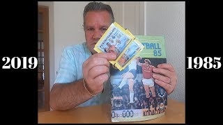 PANINI FOOTBALL STICKERS 2019 vs 1980s