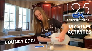 Team 195 At Home DIY STEM Videos: Bouncy Egg!