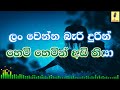 iwasanna bari tharam dilshan weerasinghe karoke without voice