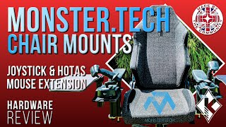 Hardware Review [4K] Monstertech Chair Mounts | Mouse Extension \u0026 Quick Release \u0026 More