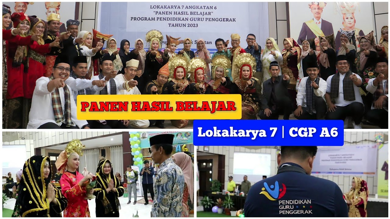 LOKAKARYA 7 | PANEN HASIL BELAJAR | CGP ANGKATAN 6 KAB. SOLOK SELATAN ...