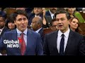 Poilievre claims Trudeau “silenced” half of Liberal 