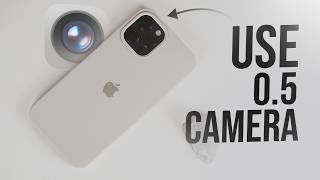 How to Use 0 5 Camera on iPhone (tutorial)