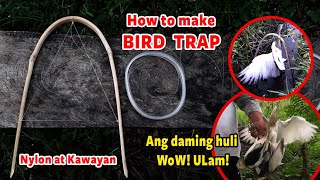 HOW TO MAKE A BIRD TRAP | Nylon and Kawayan | Farm Birds