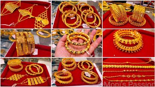 Latest gold bala with price/Light weight gold pair bangles collection 1 lakh#bangles#bala#jewellery