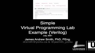 Simple Virtual Programming Lab: Verilog Example