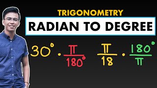Radian to Degree | How to Convert Degree to Radian | Trigonometry