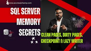 🔥SQL Server Memory Secrets: Clean Pages, Dirty Pages, Checkpoints & Lazy Writer Explained #sqlserver