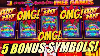 NEW!! 5-BONUS SYMBOLS TWICE!! HOT HIT 5-REEL \u0026 CLEOPATRA LEGACY Slot Machine (IGT)