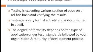 Software Testing Tutorial 10 Test Formality