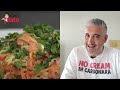 Italian Culinary Expert Gets Surprised By Salmon Carbonara