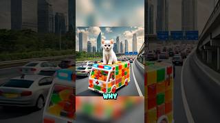 why why kitten rides in an ambulance rainbow #cat #cats #catlover #catvideos #cutecat