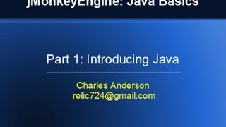 Part 1: Java Tutorial Series using jMonkeyEngine - Hello World