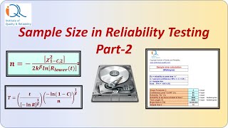 Sample size in Reliability Testing: Part-2