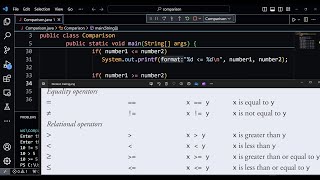 Decision Making: Equality and Relational Operators - Java.