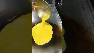 50 eggs omelette| World biggest omelette| #streetfood #food #shorts