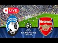 🔴 [LIVE] ATALANTA VS ARSENAL | UEFA Champions League 2024-25 | PES 21 Simulation