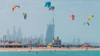 Dubai’s Kite Beach 🏖🪁☀️ | Sea Breeze 🌊 ⛅️ | Kite Beach Jumeirah | Beach Tour