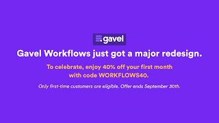 Gavel Workflows Just Got a Major Redesign | Document Automation Software for Legal Professionals