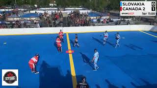 WHBF Ball hockey World Cup  Mont Tremblant 2022  Slovakia - Canada 2