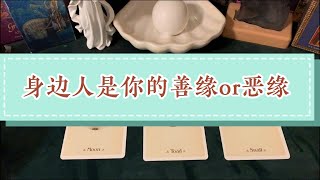 【Cher塔罗】身边人是你的善缘or恶缘，你与身边人的情感业力关系（亲情、友情、爱情）及还债模式？