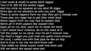 Lil Durk - 0 To 300 (Official Screen Lyrics) [The Game, Tyga Diss \u0026 Chief Keef Diss]