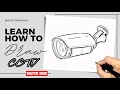 How to Draw CCTV - Simple Drawing