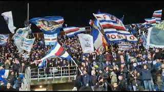 Atalanta-SAMPDORIA 2-0, i tifosi blucerchiati continuano a cantare nonostante la sconfitta