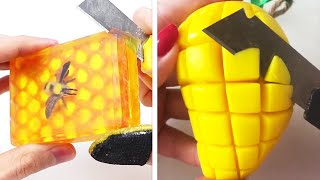 Soap Cutting ASMR - No Music - Oddly Satisfying ASMR Video - P54