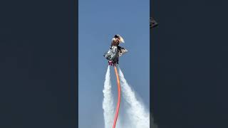 Part5:The beautiful woman experienced the flyboard for the first time, it was so beautiful#flyboard