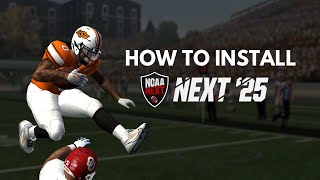 HOW TO INSTALL NCAA NEXT 25 FOR PC