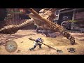 【mhw】闘技場　ディアブロスとの戯れ　操虫棍ソロ　10分針