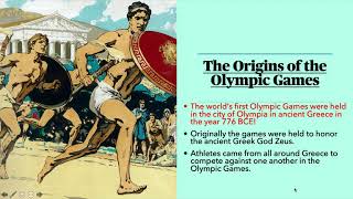 Day 6: Ancient Greece Olympics Lecture