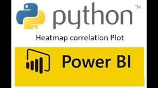 Python in Power BI, part 4 : Correlation heatmap