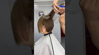 Learn to cut short hair in a minute#haircut