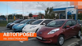 Автопробег на электрокарах | E1.RU