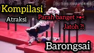 Kompilasi Atraksi Barongsai Jatuh - Tien Lung Lion Dance Channel