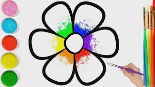 Draw a picture of a flower | Учимся рисовать цветок | Gul rasmini chizish