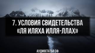 7. Аудиостатья СФ. Условия свидетельства \