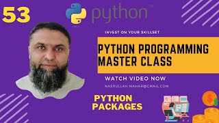 Python Packages | Python Programming Master Class | Nasrullah Mahar #learnpython